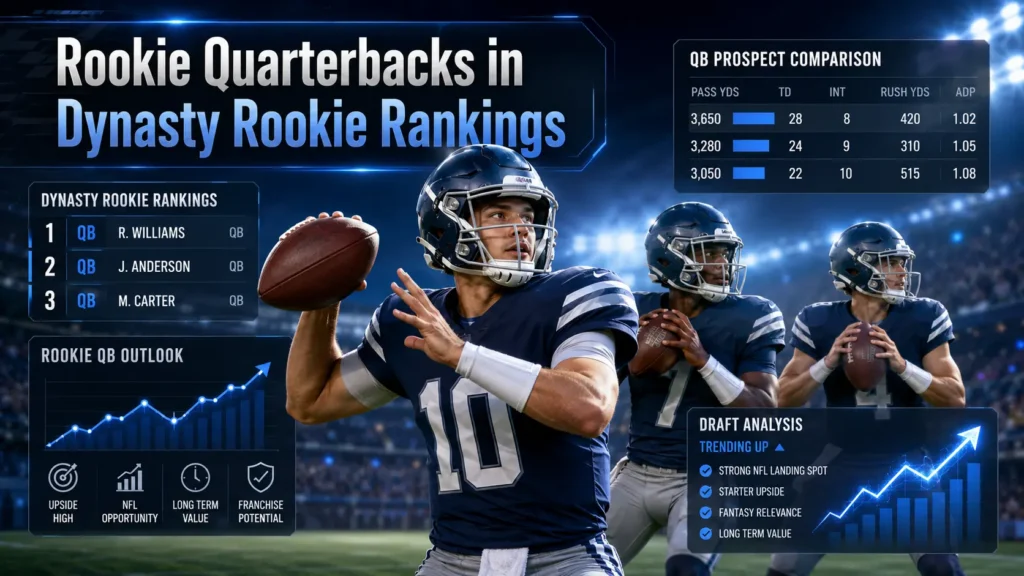 Rookie quarterbacks ranked for 2026 dynasty fantasy football leagues by long-term trade value