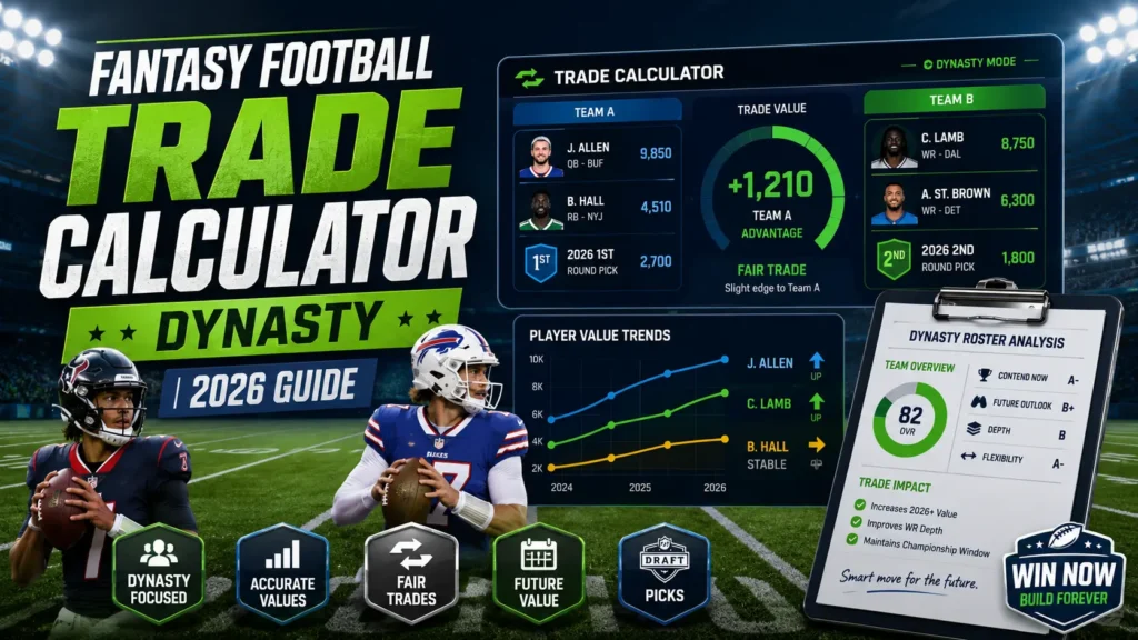 Fantasy Football Trade Calculator Dynasty | 2026 Guide Fantasy-Football-Trade-Calculator-Dynasty-2026-Guide
