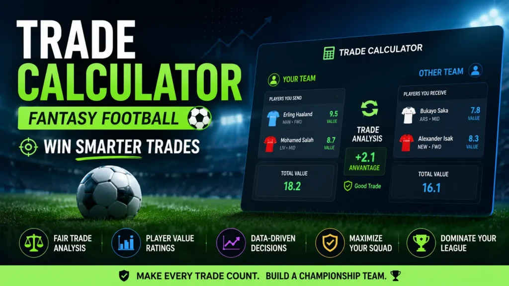 Trade Calculator Fantasy Football | Win Smarter Trades Trade-Calculator-Fantasy-Football-Win-Smarter-Trades